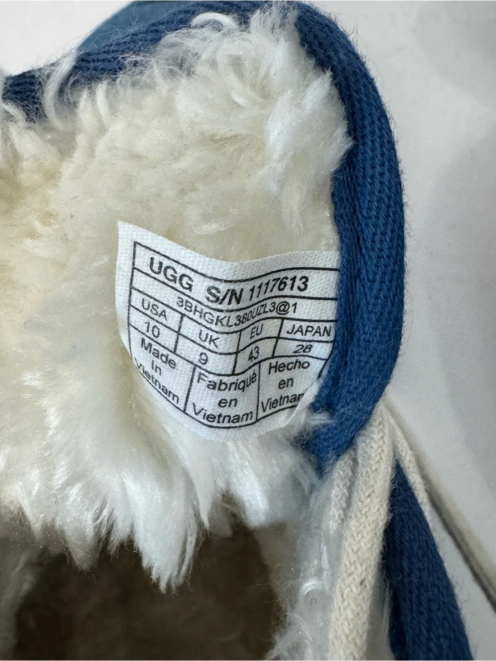 UGG soft blue